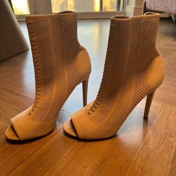 Aldo Open Toe Sock Heels - Picture 2 of 4
